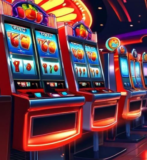 Privacy and account safety reminders beside slot browsing screens